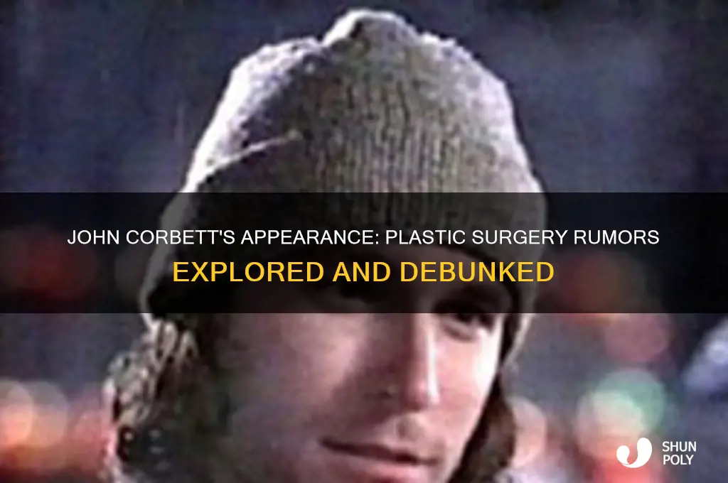 has john corbett had plastic surgery