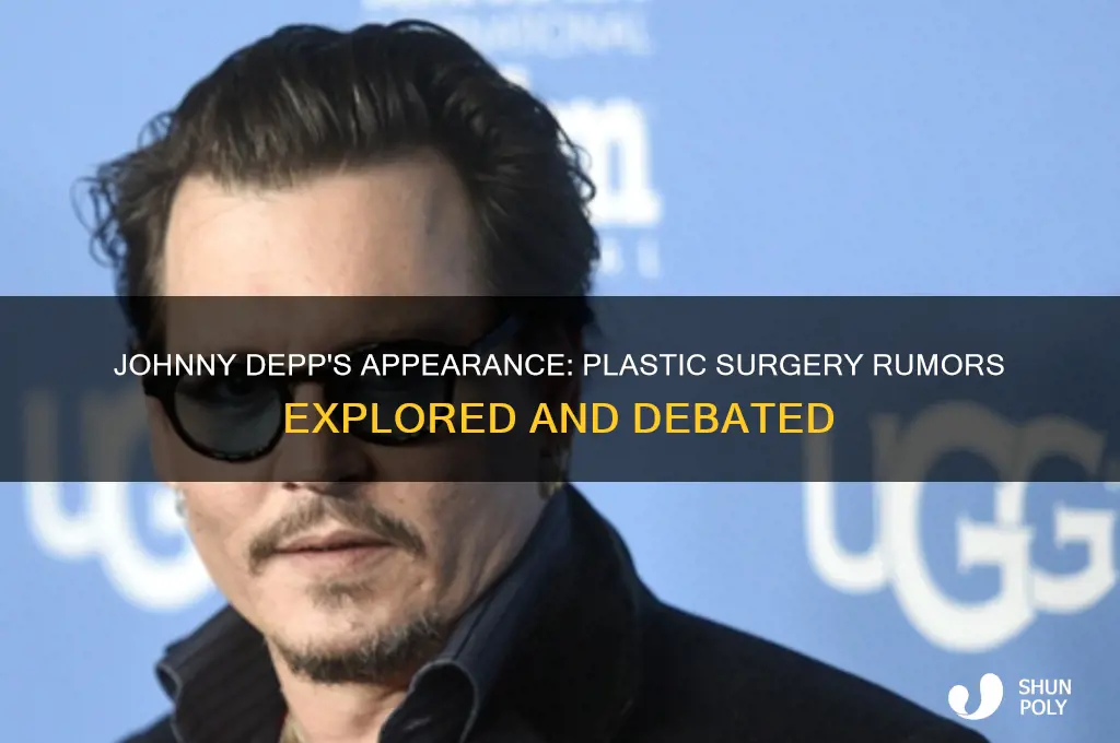 has johnny depp ever had plastic surgery