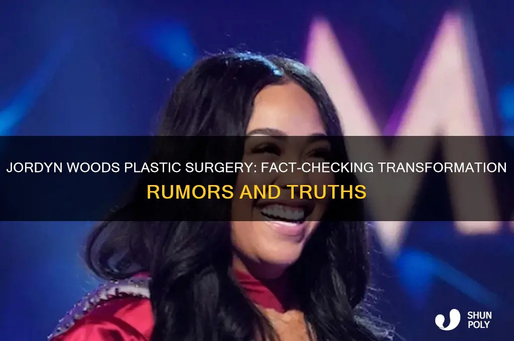 has jordyn woods had plastic surgery