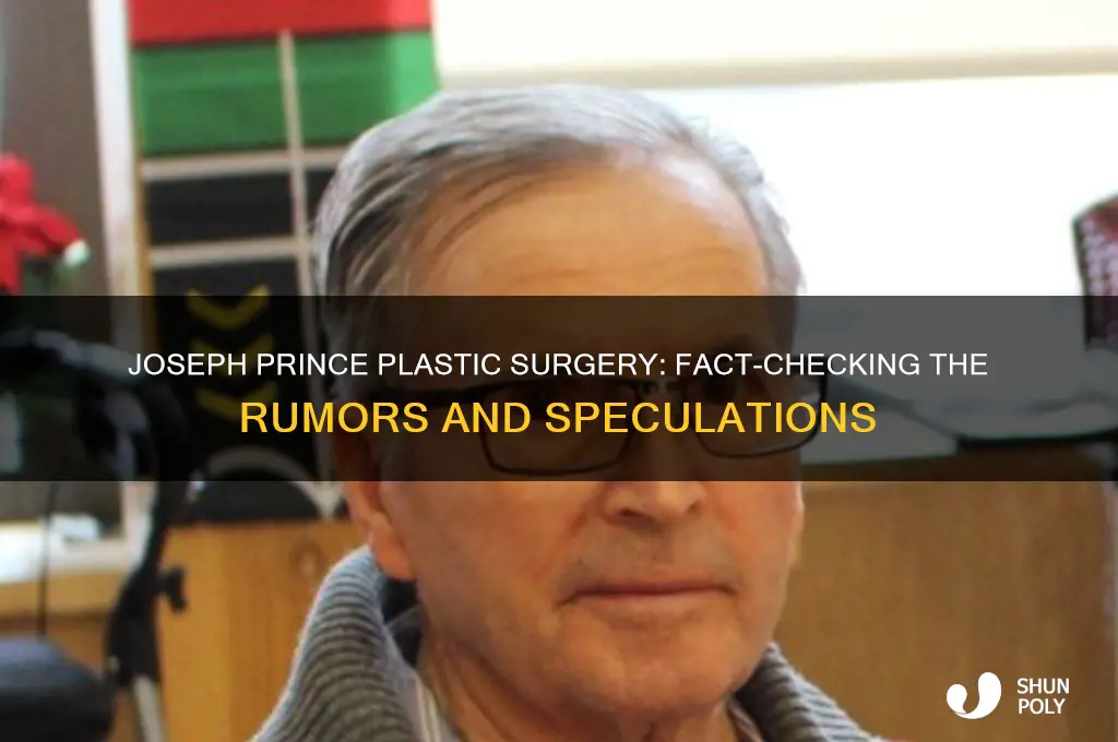 has joseph prince had plastic surgery