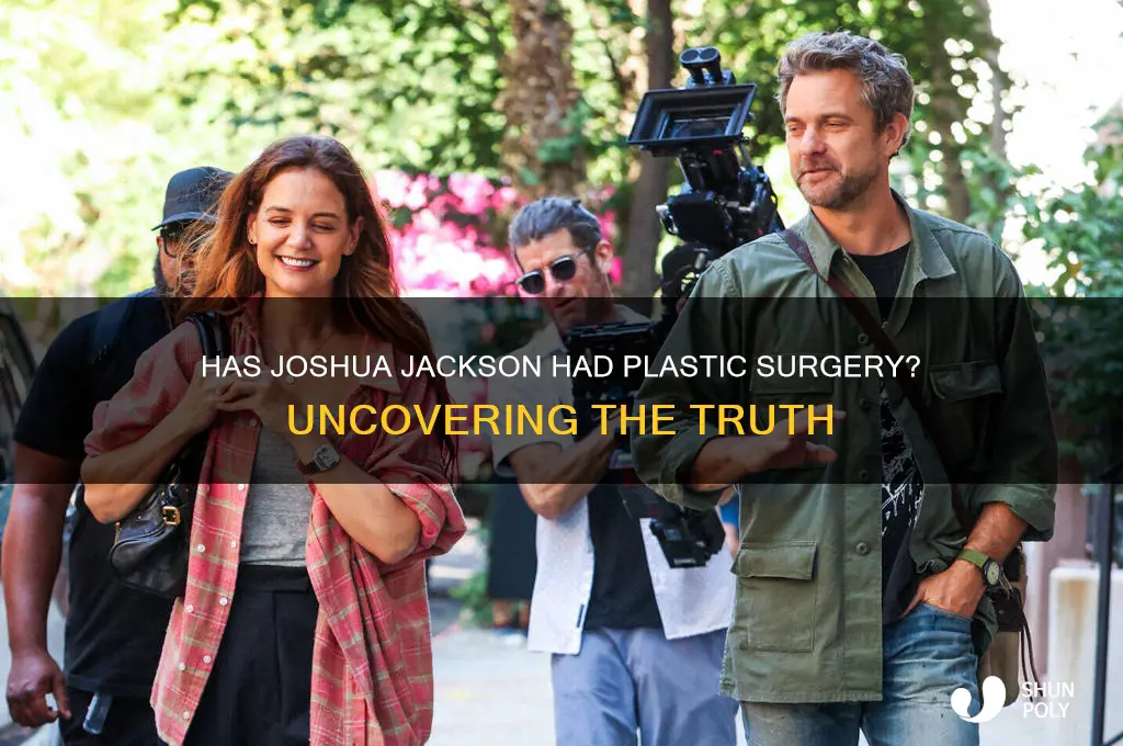 has joshua jackson had plastic surgery