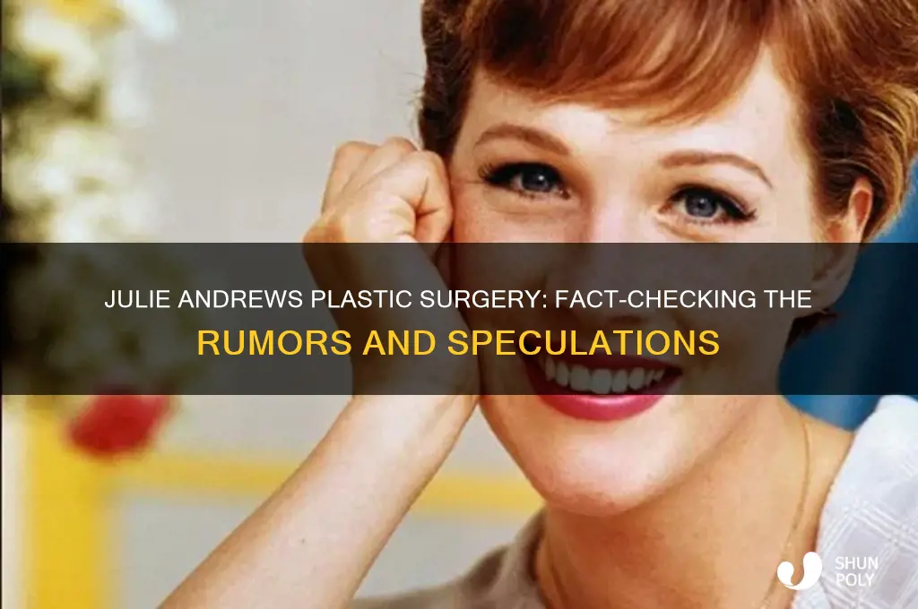 has julie andrews ever had plastic surgery