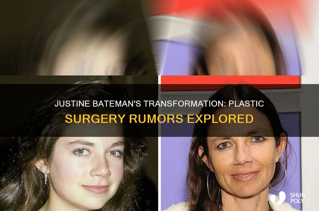 has justine bateman had plastic surgery