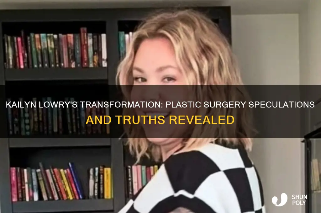 has kailyn lowry had plastic surgery