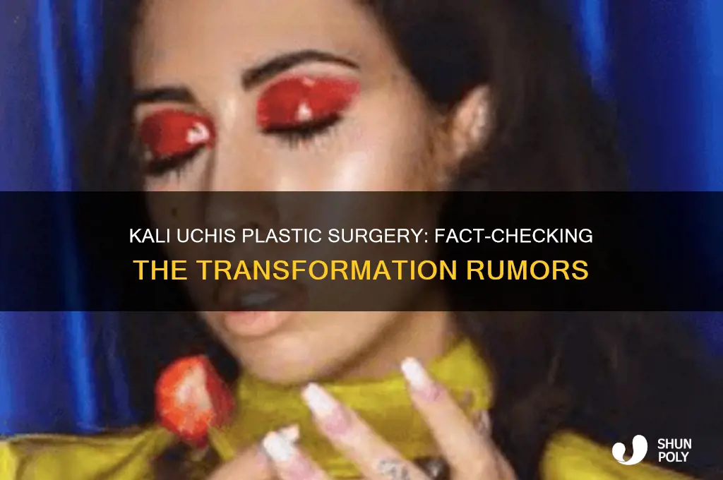 has kali uchis had plastic surgery
