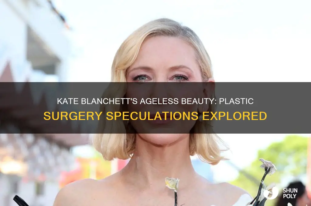 has kate blanchett had plastic surgery