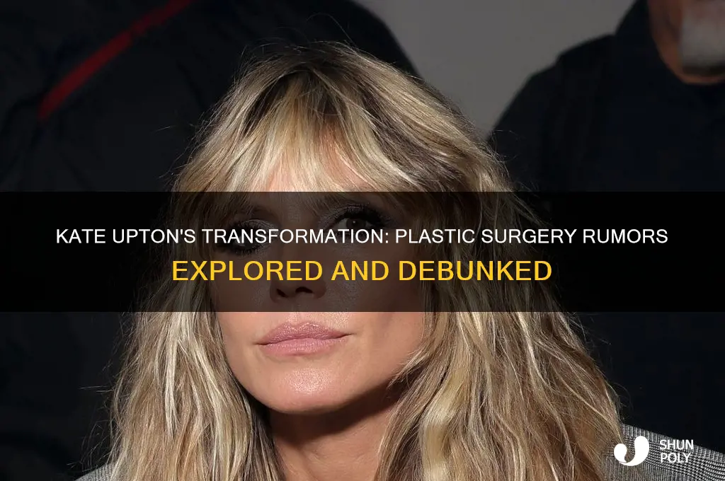 has kate upton had plastic surgery
