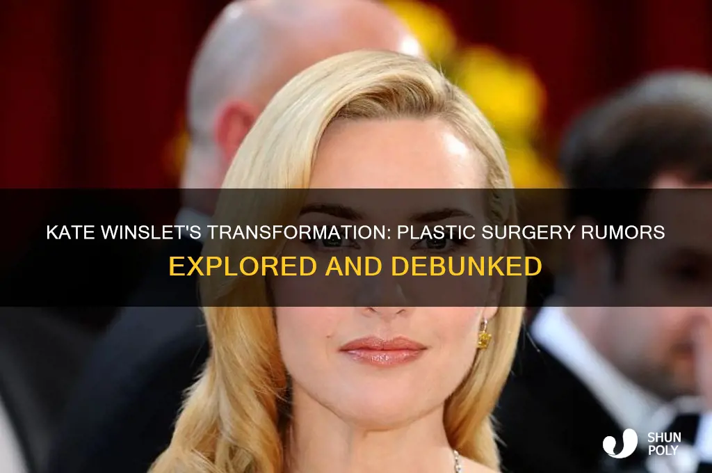 has kate winslett had plastic surgery