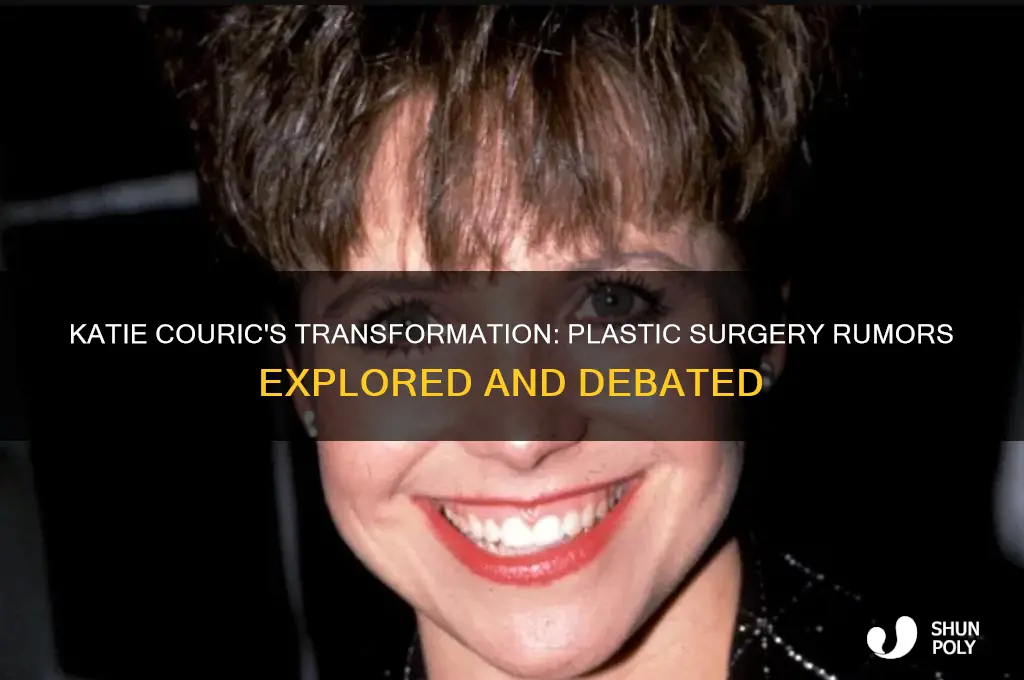 has katie couric had plastic surgery