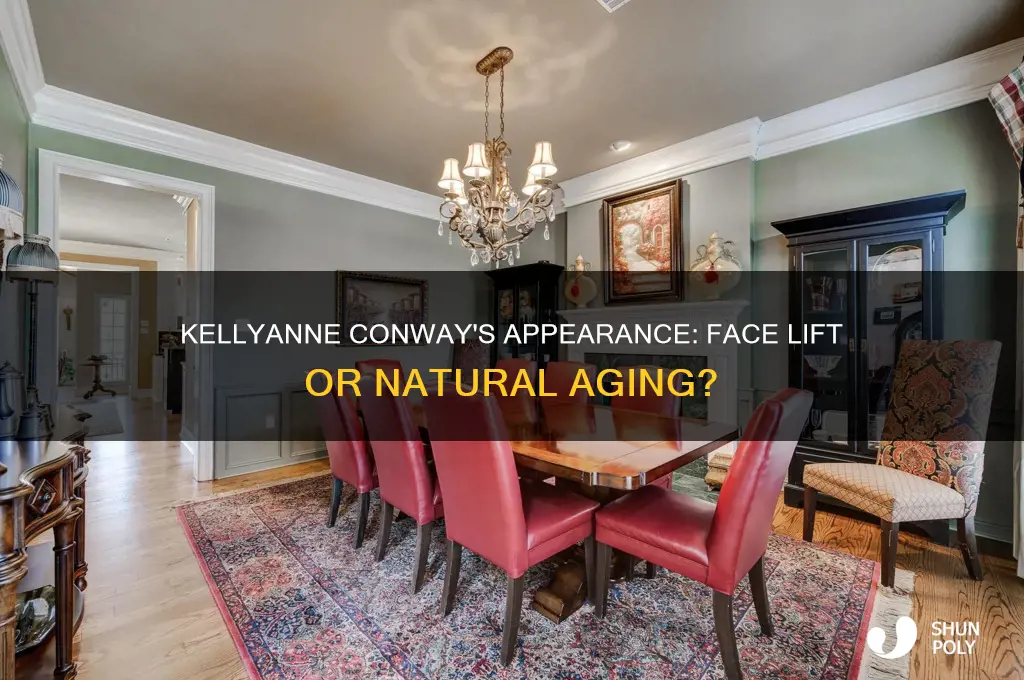 has kellyann conway had a face lift or plastic surgery