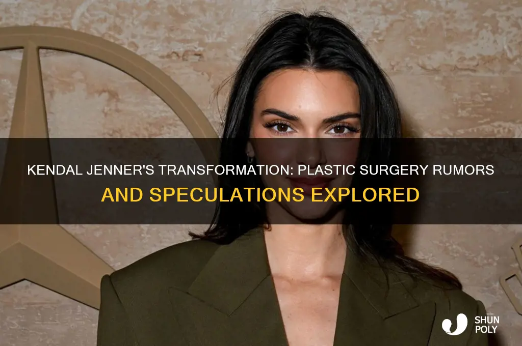 has kendal had plastic surgery
