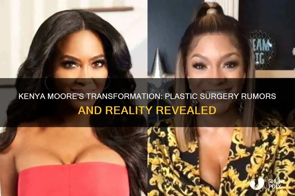 has kenya moore had plastic surgery