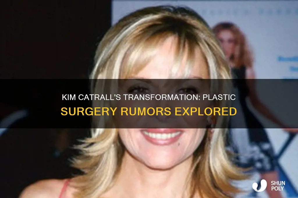 has kim catrall had plastic surgery