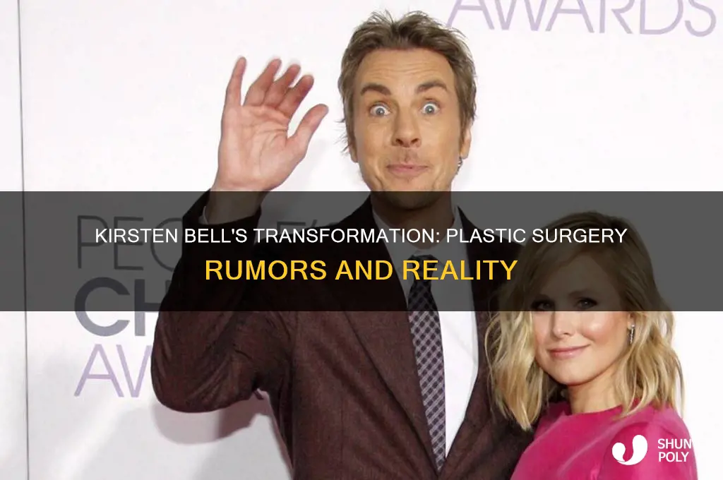 has kirsten bell had plastic surgery