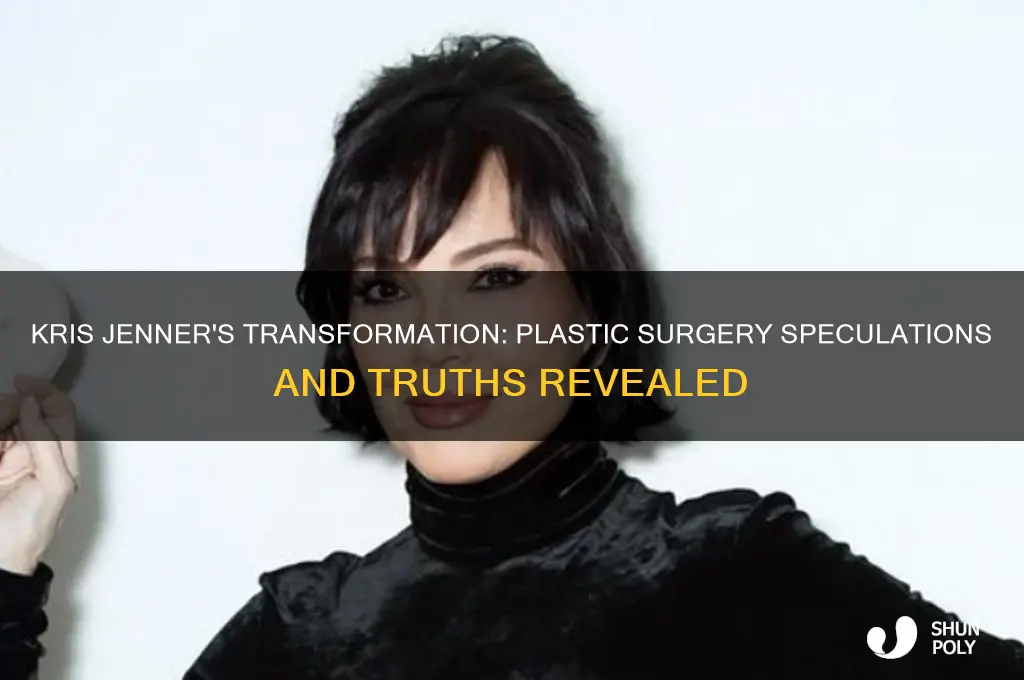 has kris jenner had plastic surgery