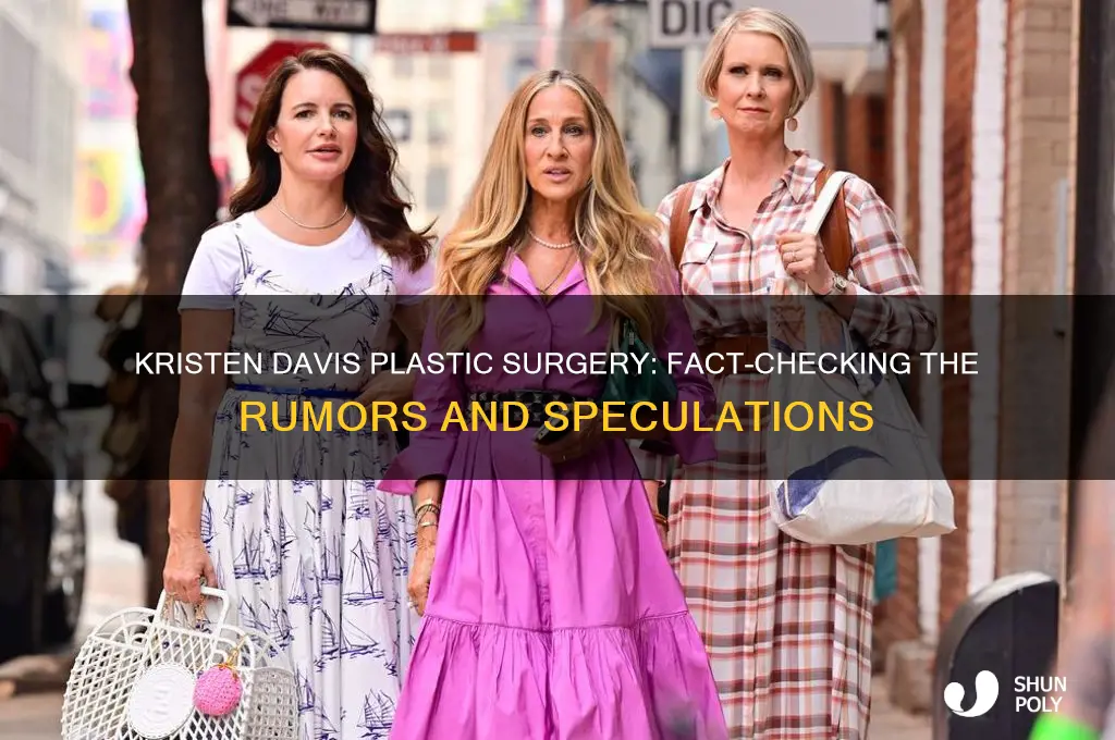 has kristen davis had plastic surgery