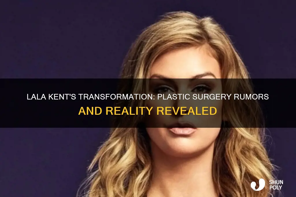 has lala kent had plastic surgery