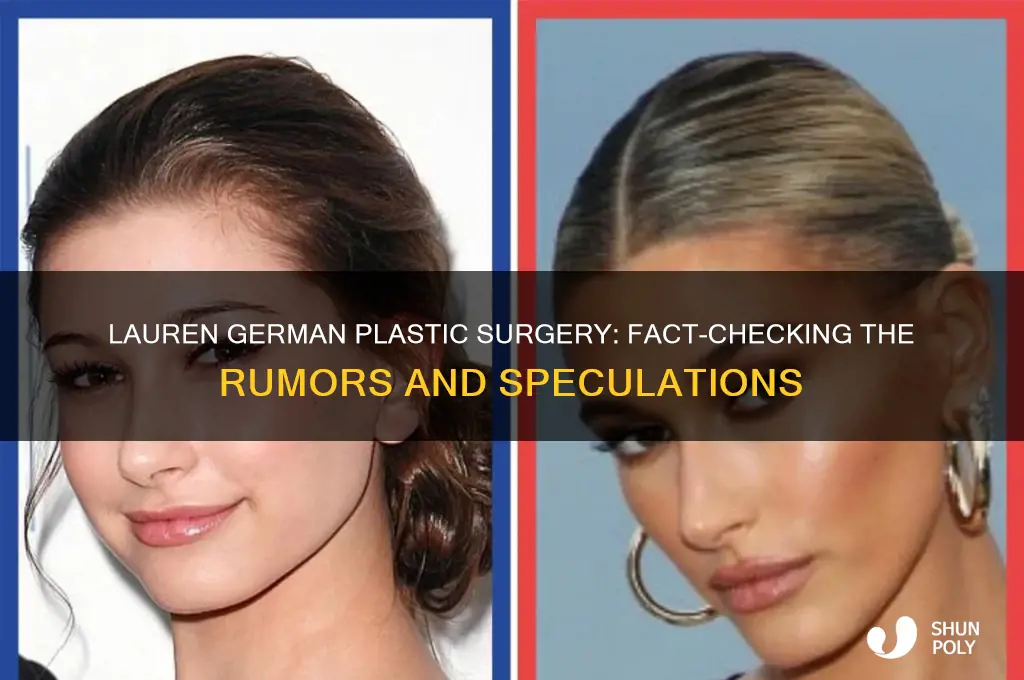 has lauren german had plastic surgery
