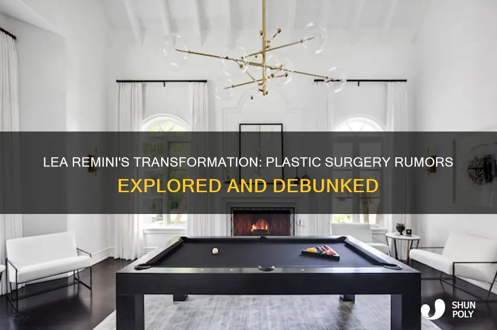 has lea remini had plastic surgery