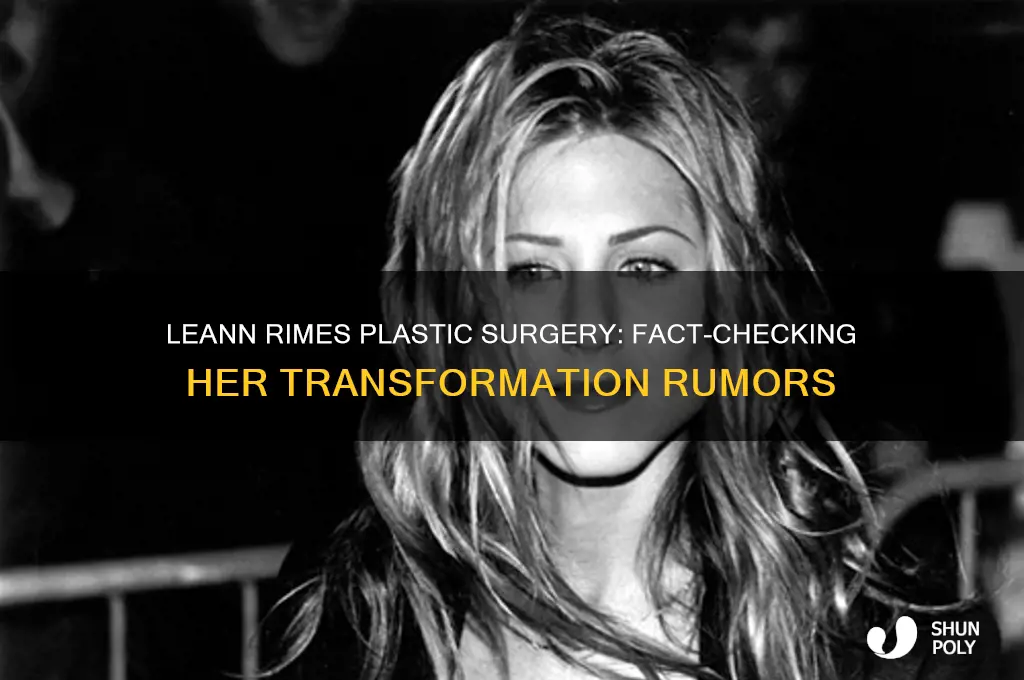 has leann rimes had plastic surgery