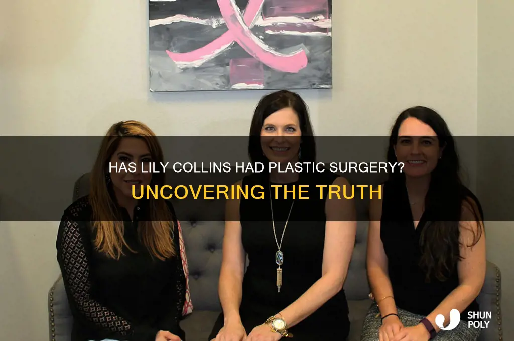 has lily collins had plastic surgery