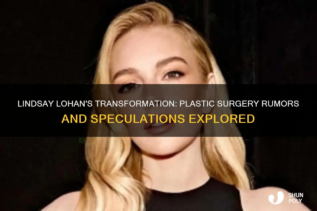 has linsey lohan had plastic surgery