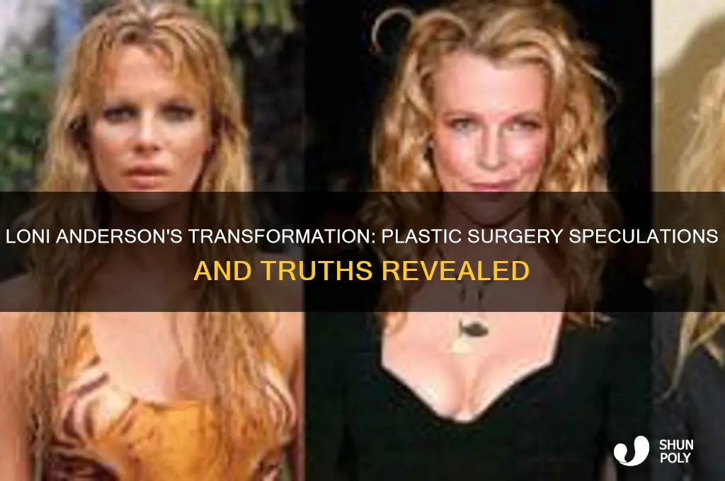 has loni anderson had plastic surgery