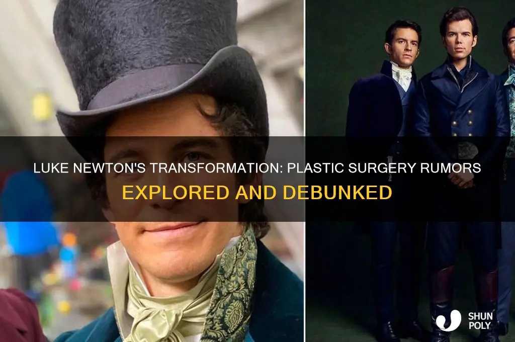 has luke newton had plastic surgery
