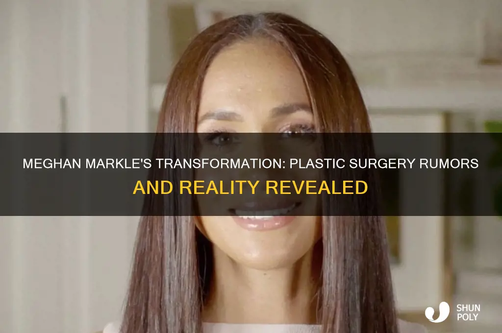 has magan markle had plastic surgery