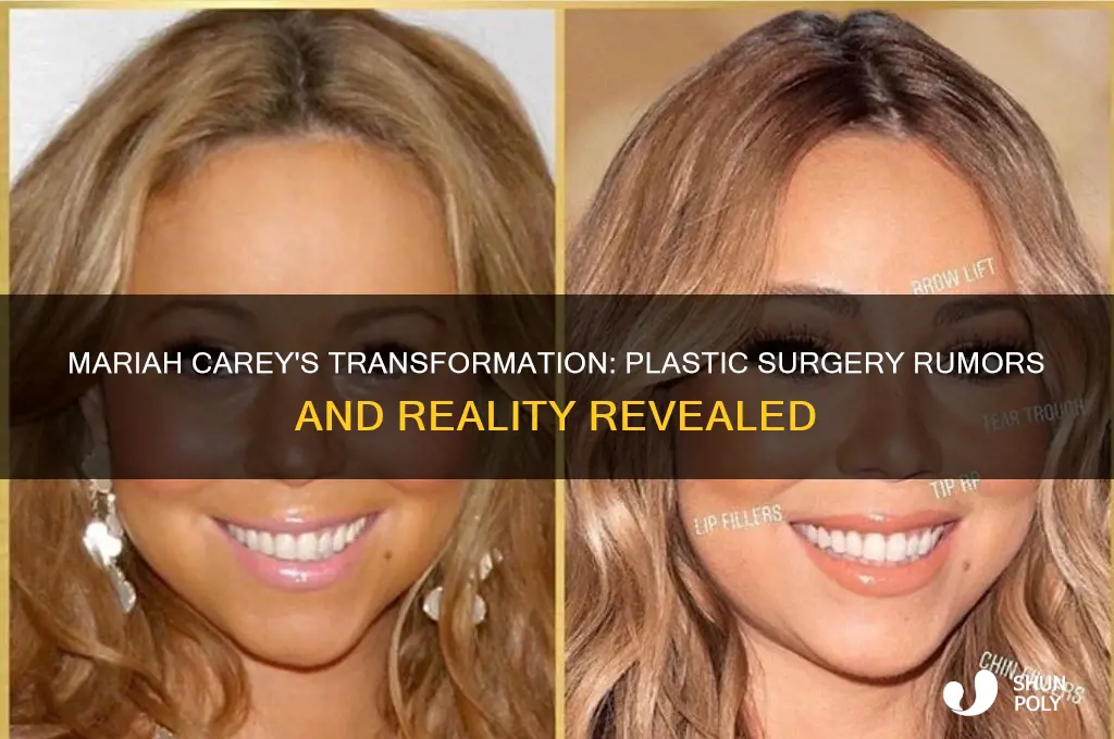 has mariah carey ever had plastic surgery