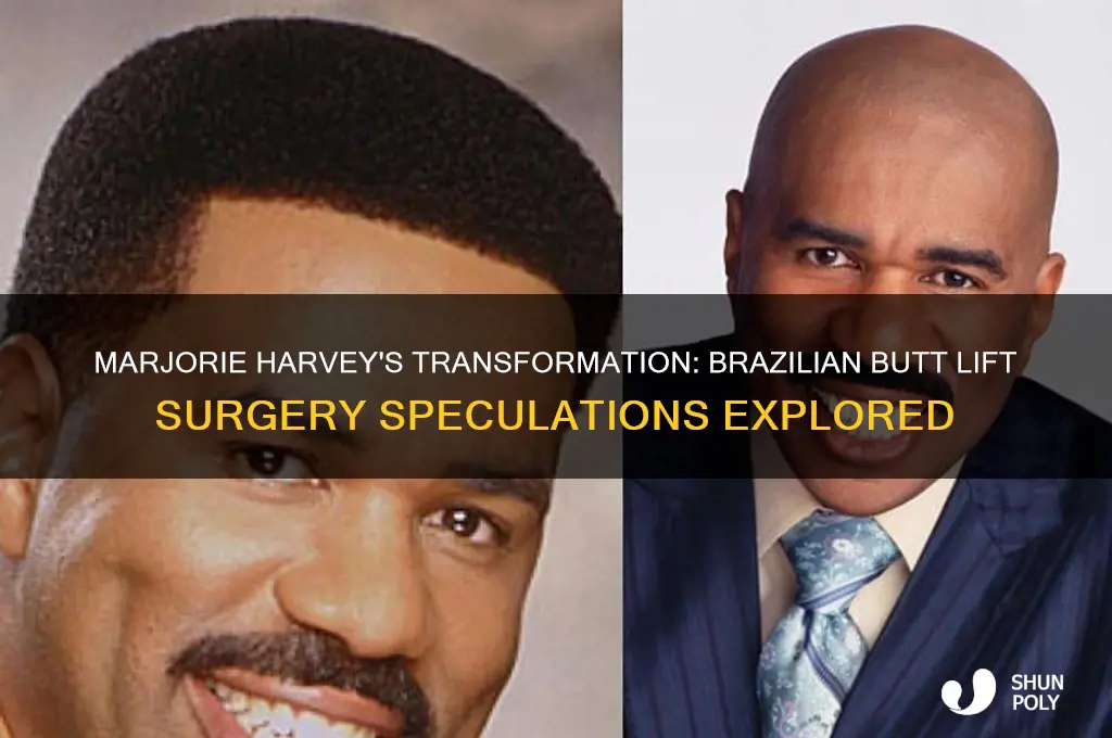 has marjorie harvey had plastic surgery brazillian butt lift