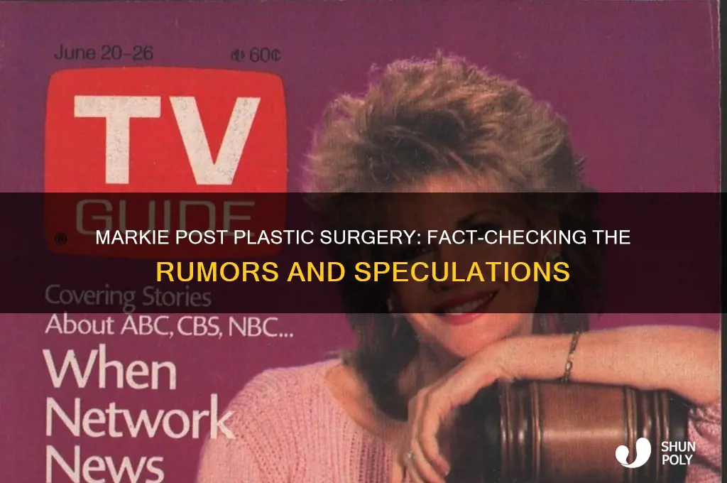 has markie post had plastic surgery