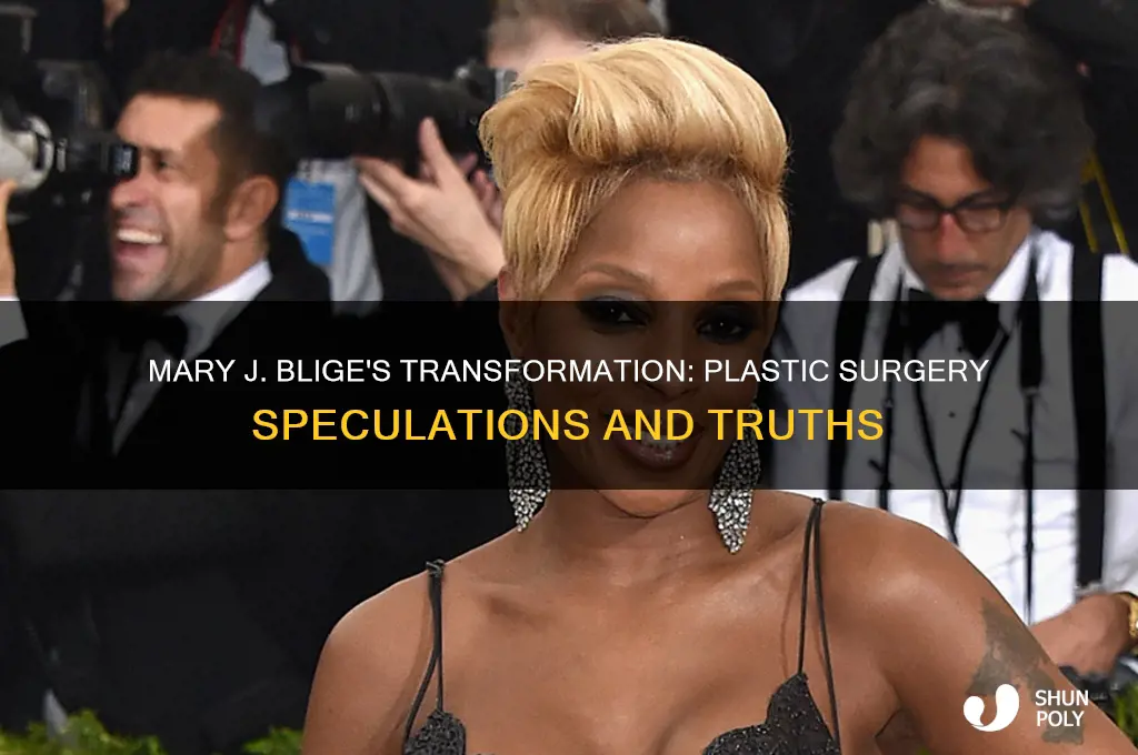 has mary j blige had plastic surgery
