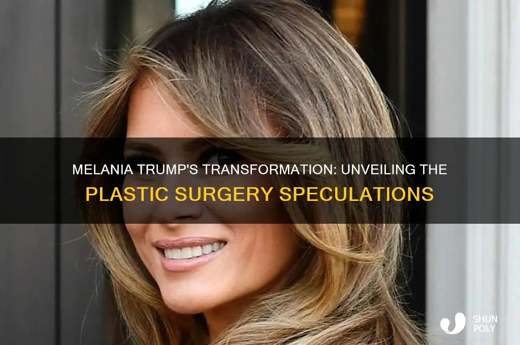 has melanie trump had plastic surgery