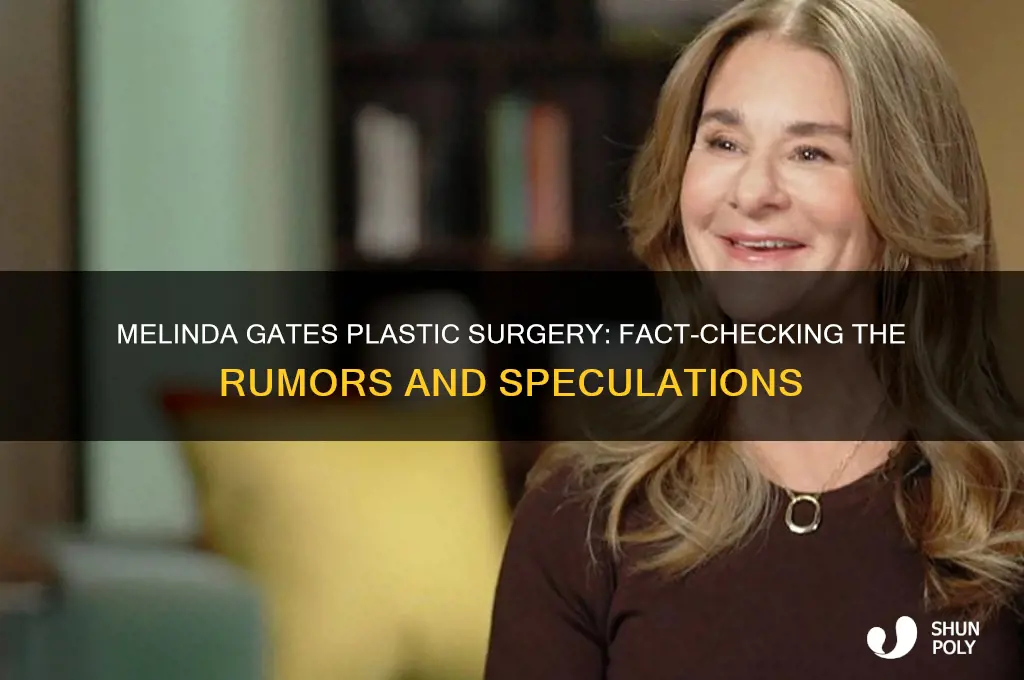 has melinda gates had plastic surgery