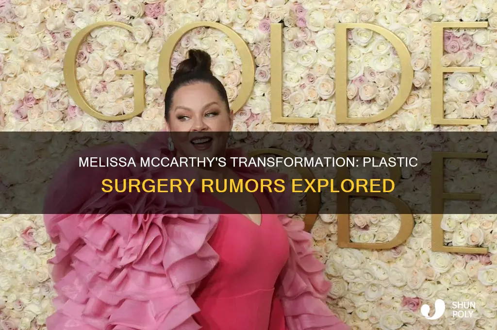 has melissa mccarthy had plastic surgery