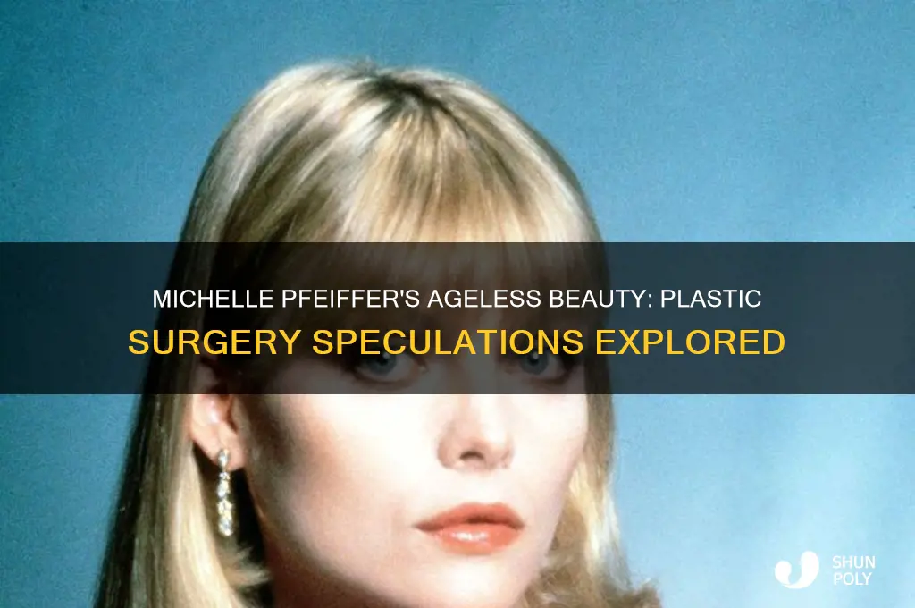 has michelle pfeiffer had plastic surgery