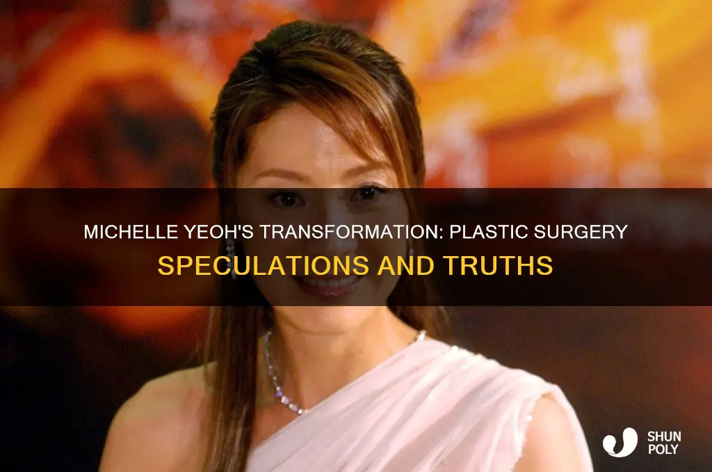 has michelle yeoh had plastic surgery