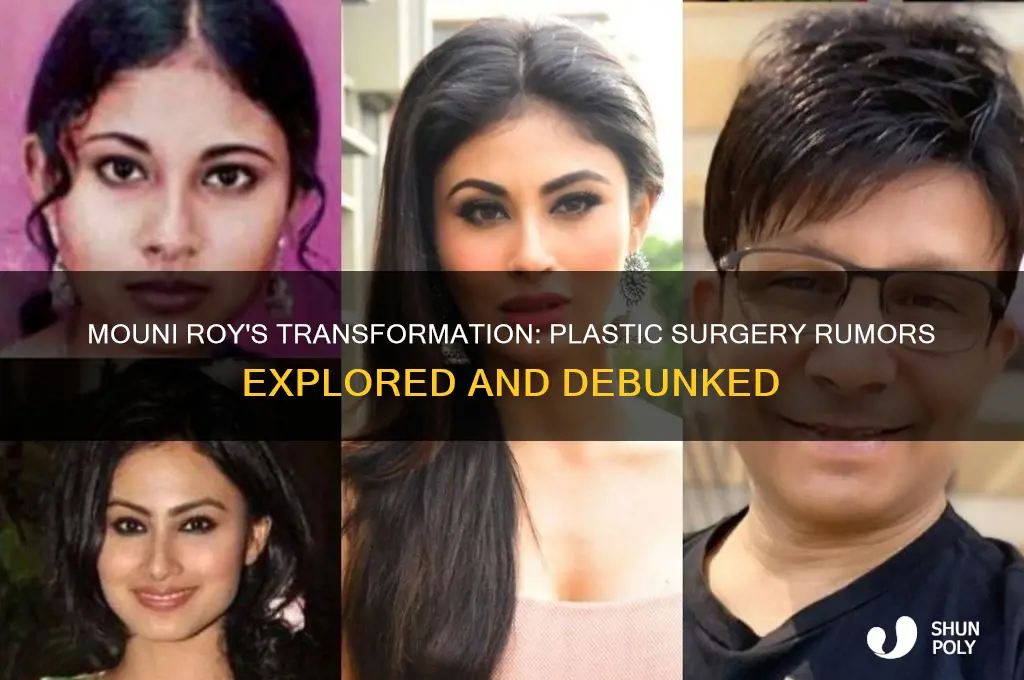has mouni roy done plastic surgery