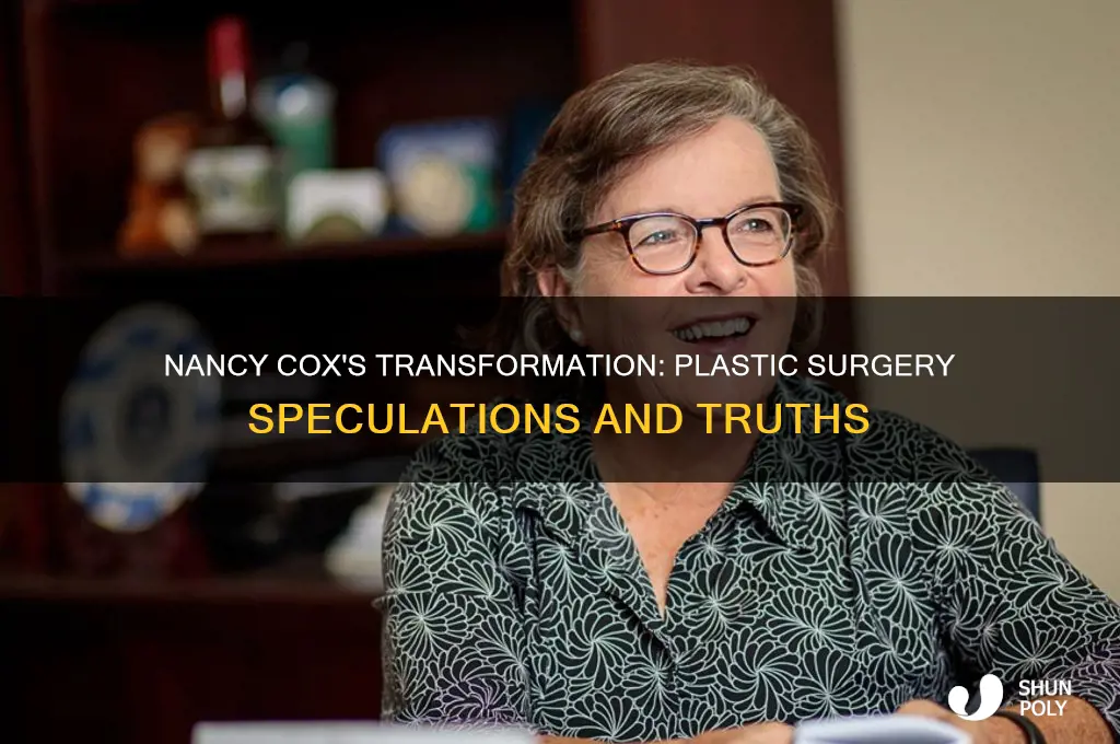 has nancy cox had plastic surgery