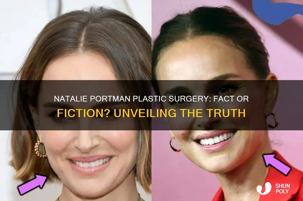 has natalie portman get plastic surgery