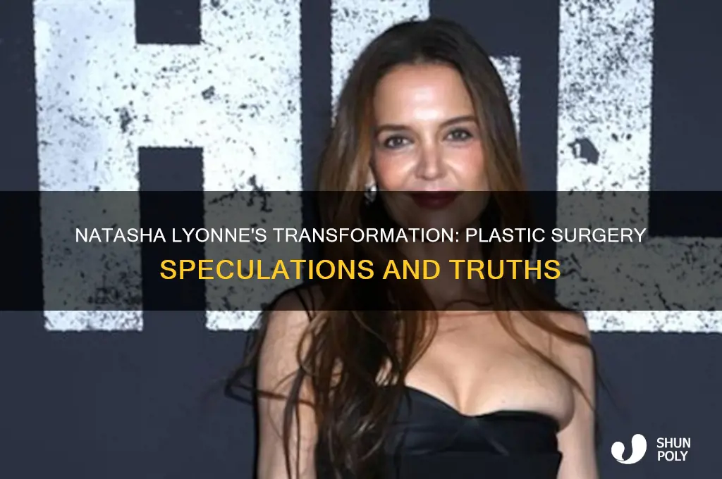 has natasha lyonne had plastic surgery
