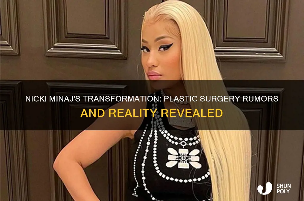 has nicki had plastic surgery
