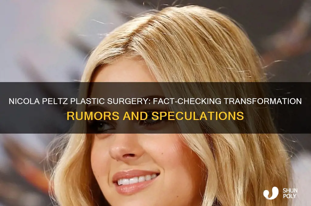 has nicola peltz had plastic surgery