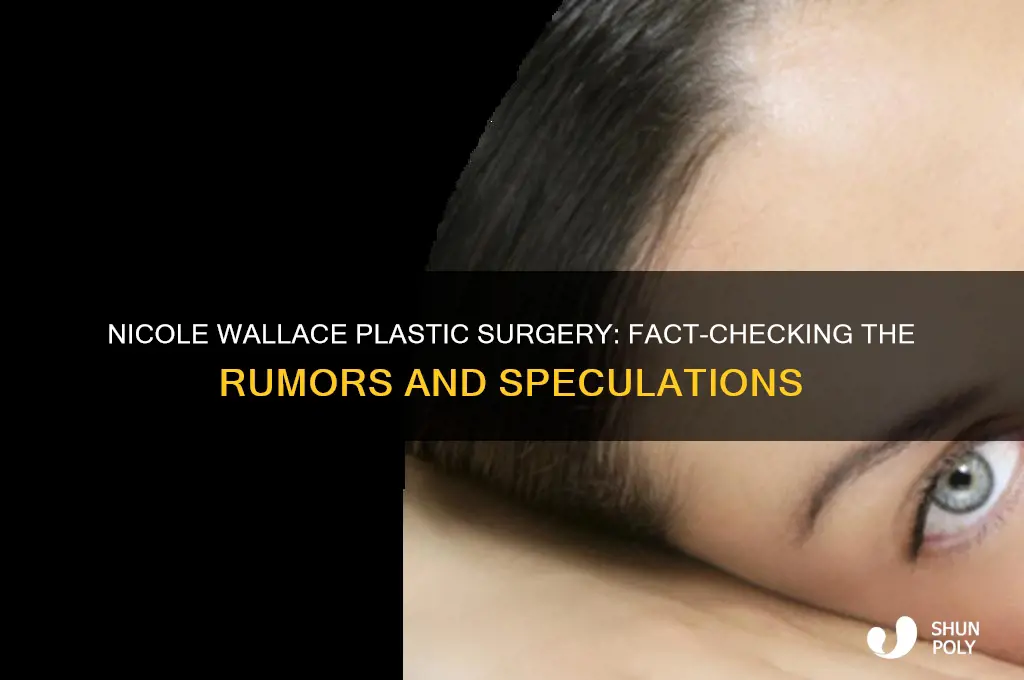 has nicole wallace had plastic surgery