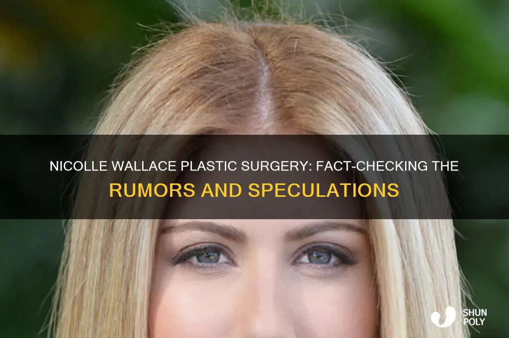 has nicolle wallace had plastic surgery