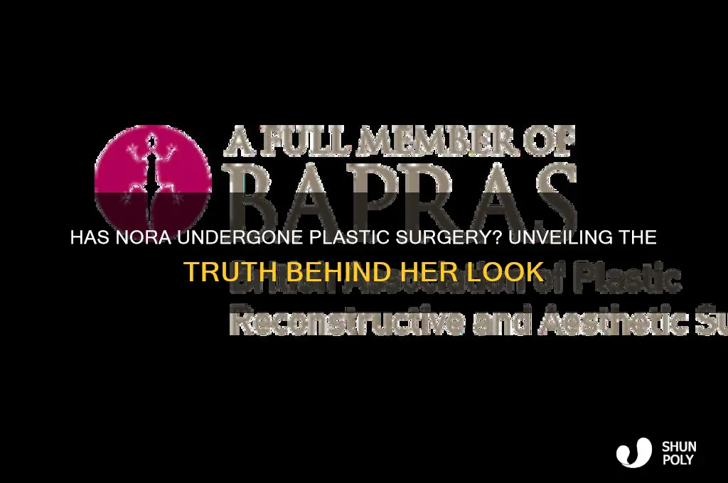has nora done plastic surgery