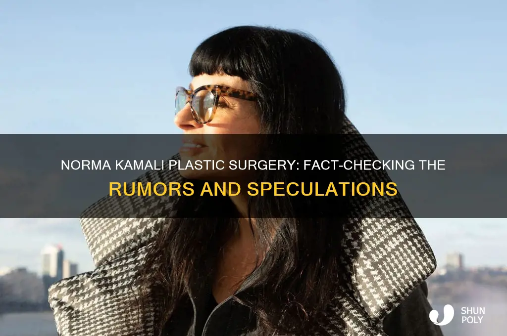 has norma kamali had plastic surgery