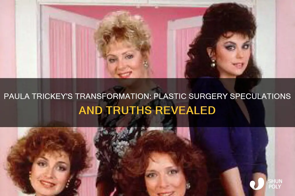 has paula trickey had plastic surgery