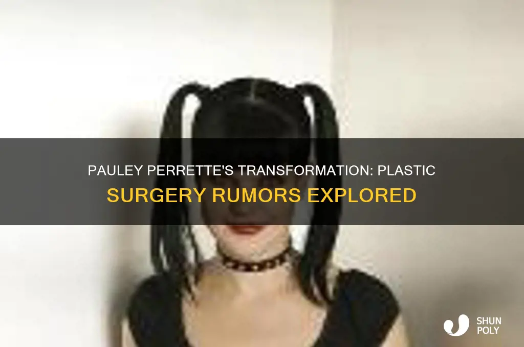 has paully perette had plastic surgery
